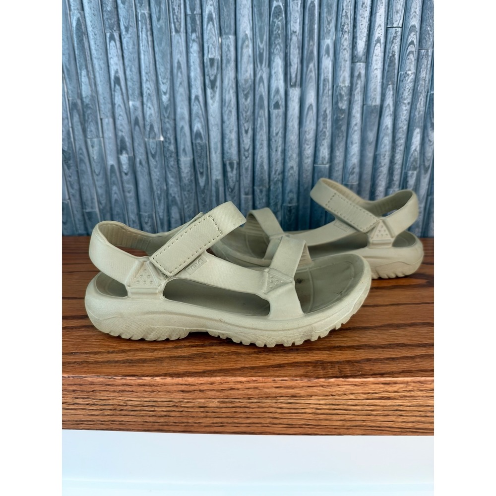 Teva Hurricane Drift Sandals Womens Beige Water Friendly Strappy EVA 8.5in